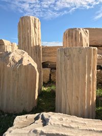 View of old ruins