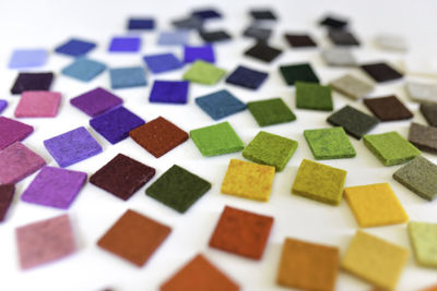 Full frame shot of multi colored pencils