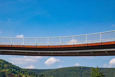 Low angle view of bridge against sky