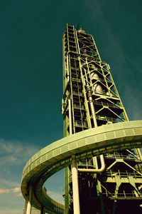 Low angle view of eiffel tower