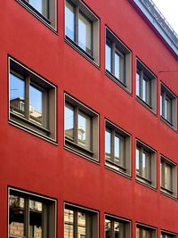 Full frame shot of red building