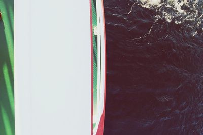 Close-up of red wall