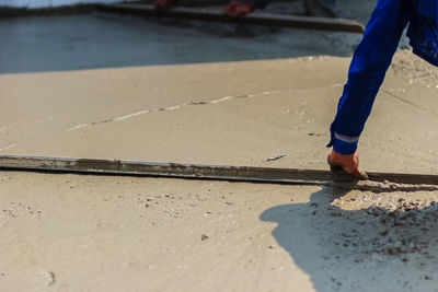 Man working at construction site