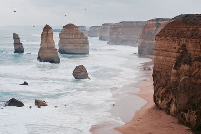 Rocks on beach