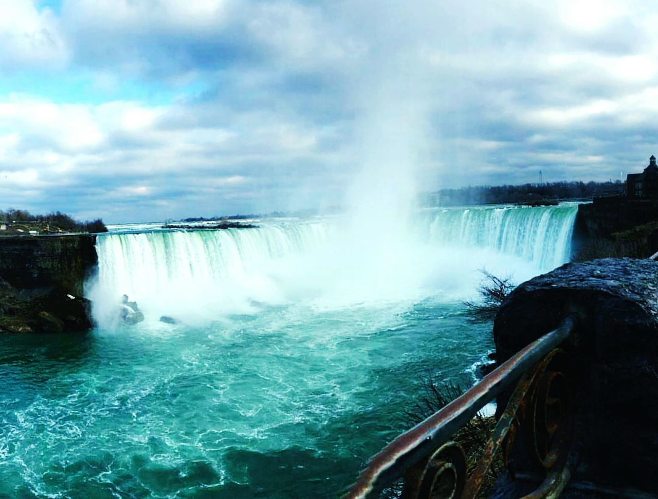 VIEW OF WATERFALL