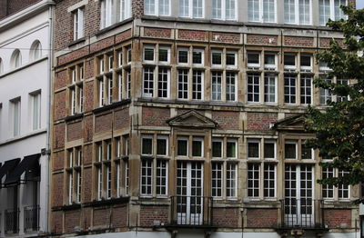 Low angle view of building against sky