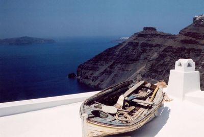 Panoramic view of sea against sky