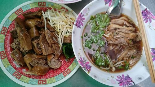 Close-up of food in plate