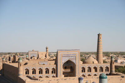 Ancient ruins against clear sky