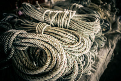 Full frame shot of rope