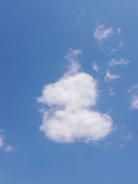 Low angle view of clouds in sky