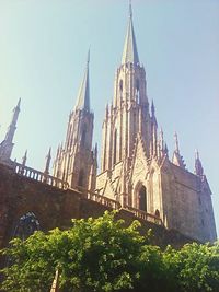 Low angle view of church