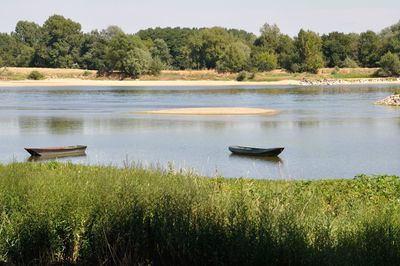 Scenic view of lake