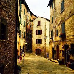 Narrow alley in old town