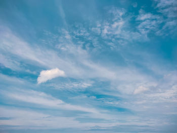 Low angle view of clouds in sky