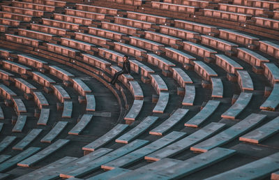 Full frame shot of empty seats