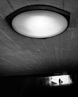 Low angle view of man