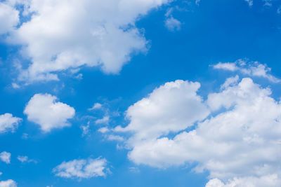 Low angle view of clouds in sky