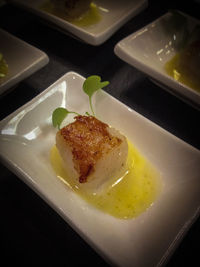 Close-up of food in plate