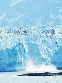 Scenic view of frozen sea