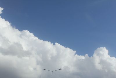 Low angle view of clouds in sky