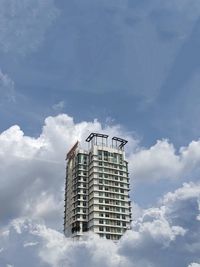 Low angle view of building against sky