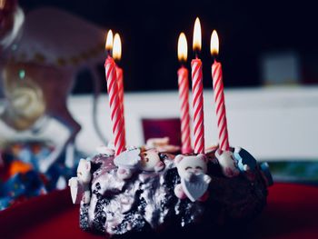 Close-up of cake