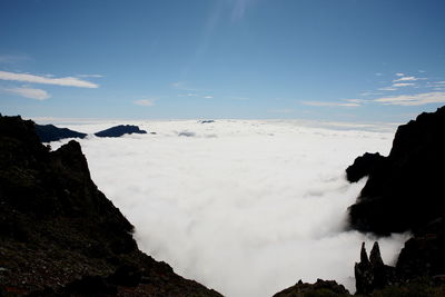 Panoramic view of landscape against sky