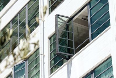 Low angle view of modern building