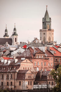 View of buildings in city