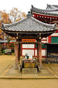 View of temple building