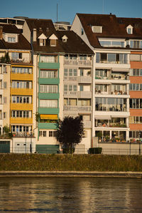 Residential buildings against sky