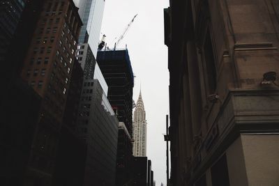 Low angle view of buildings against sky