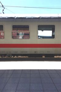 Railroad station platform