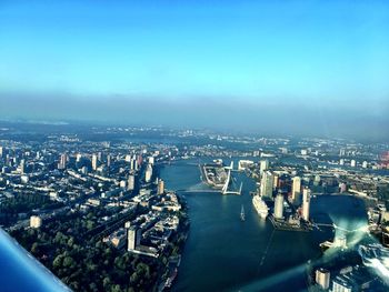 Aerial view of city