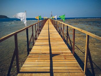 Jetty leading to sea