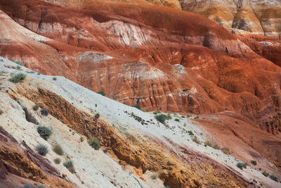 View of rock formations