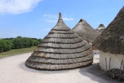 Panoramic shot of roof of building