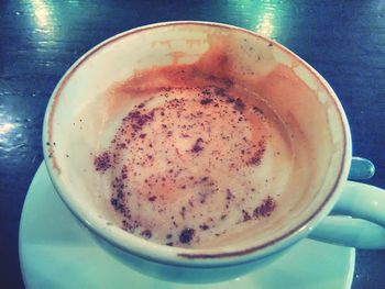 Close-up of drink on table