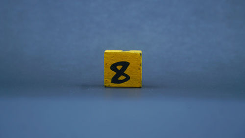 Close-up of toy blocks on table
