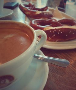 Close-up of coffee cup