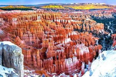 View of rock formation