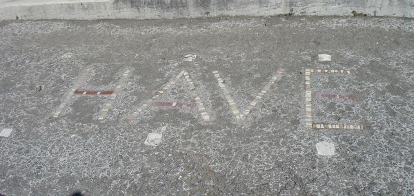 Full frame shot of paving stone