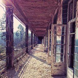 Interior of old building