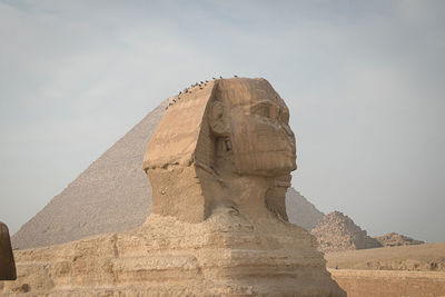 Low angle view of a desert