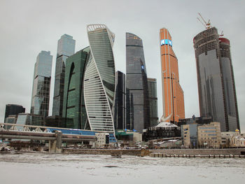 Modern buildings in city