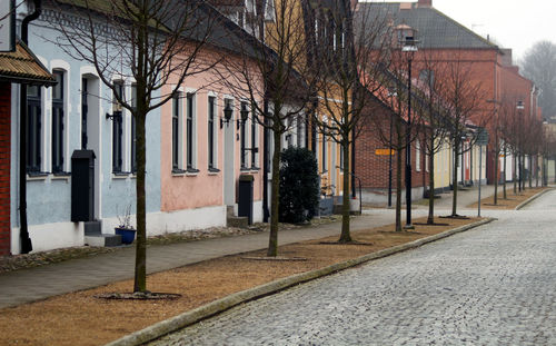 Street amidst buildings in city