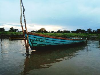 Scenic view of river against sky