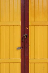 Full frame shot of closed door