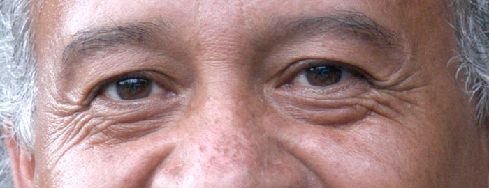 Close-up portrait of young woman